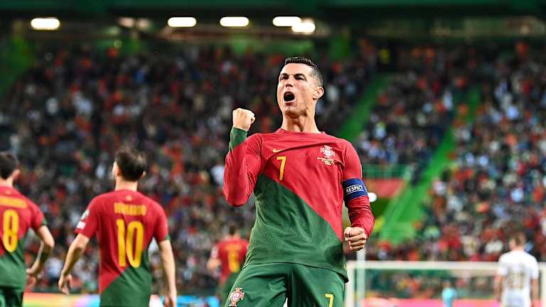 Los dos récords que rompió Cristiano Ronaldo en el triunfo de Portugal ante Lichtenstein